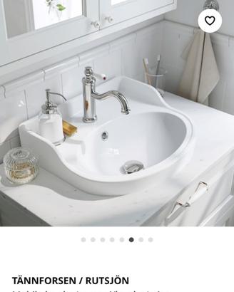 Lavabo+ mobiletto con die cassetti + mobiletto
