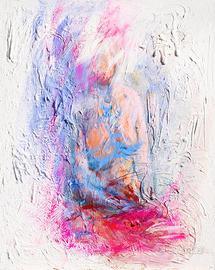 Quadro ad olio dipinto a mano su tela 90x70cm