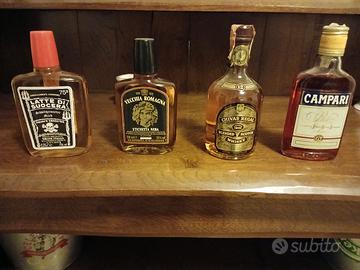 bottiglie mignon da collezione 