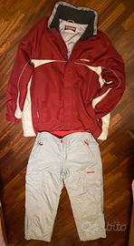 Tuta da Sci Brugi Rossa e Grigia - Taglia XL