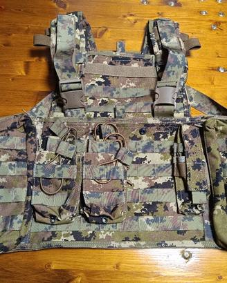 Chest ring defcon con ginocchiere e gomitiere 
