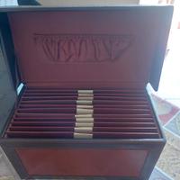 Portadocumenti in pelle e targhetta argento 