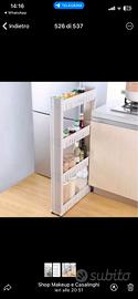 carrello slim porta oggetti 