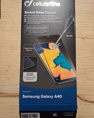 Second glass - vetro protettivo Samsung Galaxy A40
