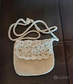 Piccola borsetta carina estiva,scomparto c/cernier