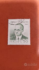 Francobollo Centrnario nascita Luigi Einaudi 
