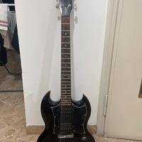 Chitarra elettrica e custodia