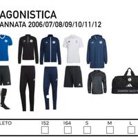 Kit calcio Solbiatese taglia M