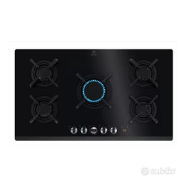 piano cottura a gas 5 fuochi