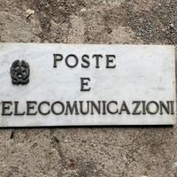 Poste e Telecomunicazioni marmo e bronzo anni ‘60