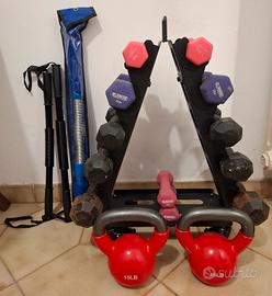 manubri palestra, kettlebell
