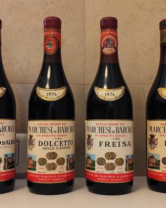Bottiglie vino Marchesi di Barolo