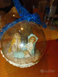 pallina di Natale in fimo