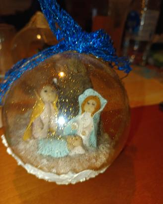 pallina di Natale in fimo