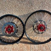 Ruote cerchi completi Gas Gas -Rieju - Beta 4GD