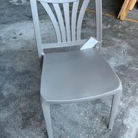 Set di 4 sedie Gina in resina con fibra di vetro