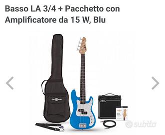 Basso scala corta con amplificatore 