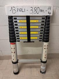 SCALA TELESCOPICA ALLUMINIO 13 PIOLI
