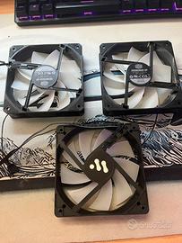 Ventole x2 cooler master ARGB, x1 thermalright ARG