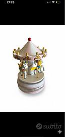 Carillon bimba legno e argento