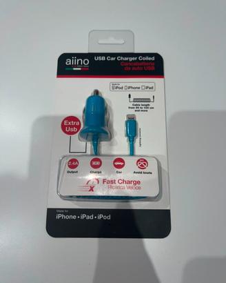 Caricatore Auto iPhone aiino Lightning