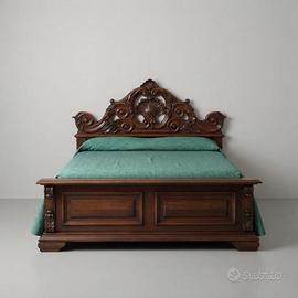 Camera da letto classica in legno