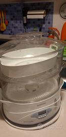 pentola multicottura a 3 livelli x cuocere contemp