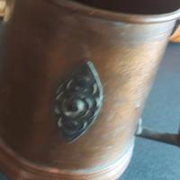 Antica coppa fatta in ottone e rame rarissim