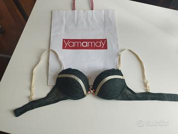 Reggiseno Yamamay in pizzo verde Tg.3