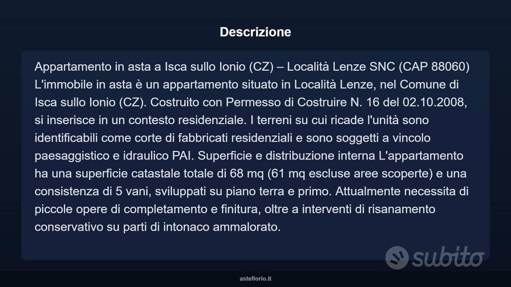 Appartamento – Isca sullo Ionio, Isca Marina - Vista 4