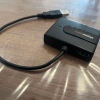 hub adattatore da 1 usbA a 4 usbA