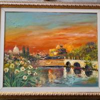 Quadri Mario Puopolo su Roma