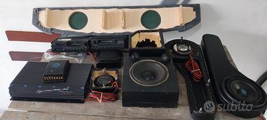 impianto audio fiat 500 epoca 