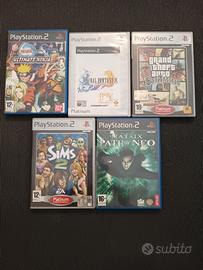 Lotto 5 Giochi PS2 Originali con Custodia
