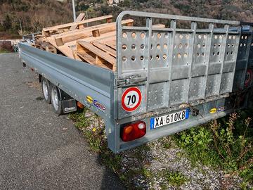 Rimorchio Cresci doppio asse 