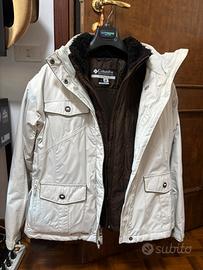Giacca Columbia bianco/marrone taglia XL DONNA