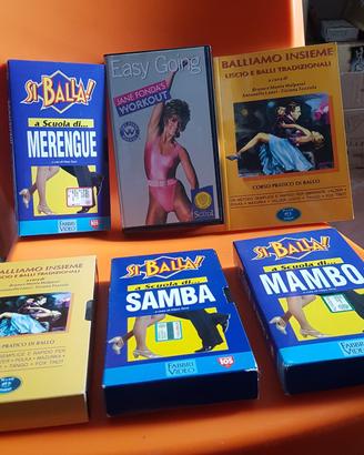 videocassette con balli + libro