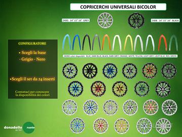 Copricerchi Universali Bicolore