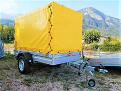 Carrello rimorchio auto centinato