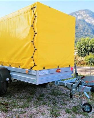 Carrello rimorchio auto centinato