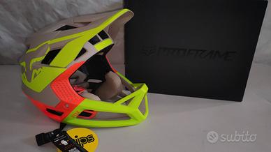 Casco Fox Proframe STN Yellow Gray Taglia L