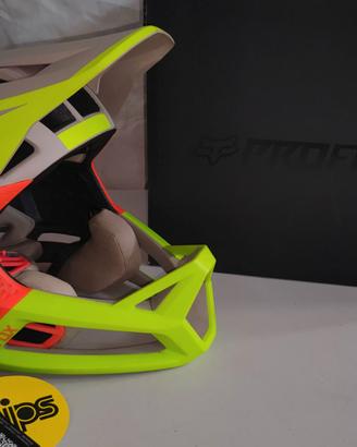 Casco Fox Proframe STN Yellow Gray Taglia L