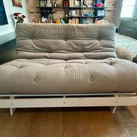 Divano letto Roots 140 struttura naturale