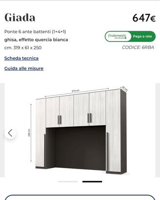 Armadio ponte