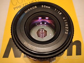 NIKKOR 50 f 1.8 Nano Adattatore NIKON G NEX PRO 