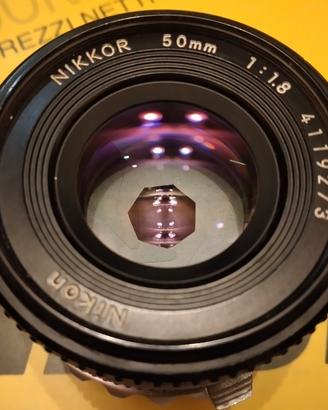 NIKKOR 50 f 1.8 Nano Adattatore NIKON G NEX PRO 