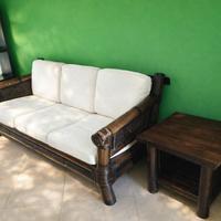 Divano in bambù - eleganza naturale