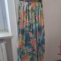 gonna estiva floreale