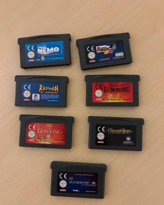 LOTTO 7 GIOCHI NINTENDO GAME BOY ADVANCE SP