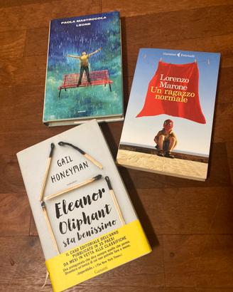 Tre libri condizioni perfette